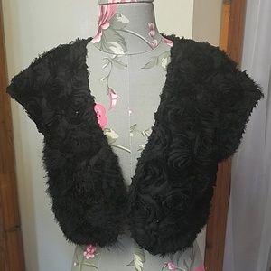 Charming Charlie RSVP rose vest